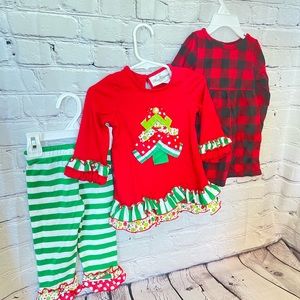 Girls 12-18 month Christmas Set